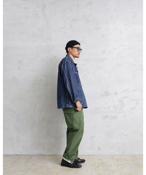 MILITARY（ミリタリー）の「《USED/古着》実物 USED スウェーデン軍 M-59 カーゴパンツ（カーゴパンツ・メンズ・グリーン・152/54/150）」の6枚目の写真