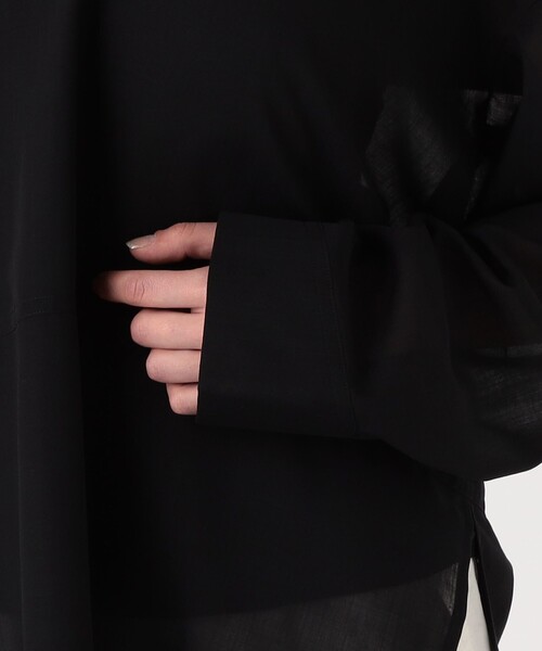 UNION LAUNCH（ユニオンランチ）の「UNION LAUNCH SAILOR TUNIC シャツ（シャツ/ブラウス・レディース・ホワイト/ブラック・FREE）」の9枚目の写真