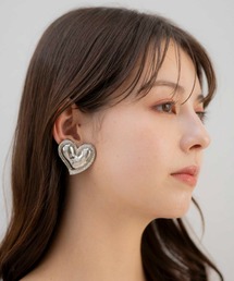 Noela（ノエラ）の「ハートモチーフピアス（ピアス（両耳用））」