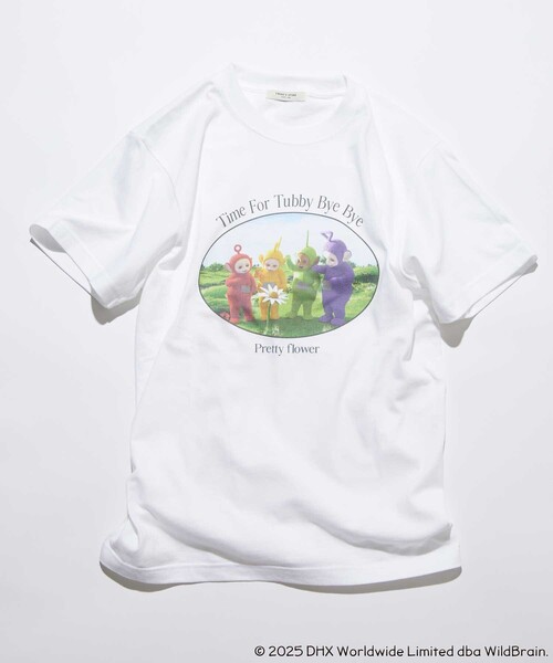 セール】Teletubbies サークルプリントフロントプリントTシャツ