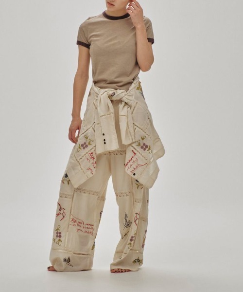TODAYFUL（トゥデイフル）の「TODAYFUL Embroidery Patchwork Trousers