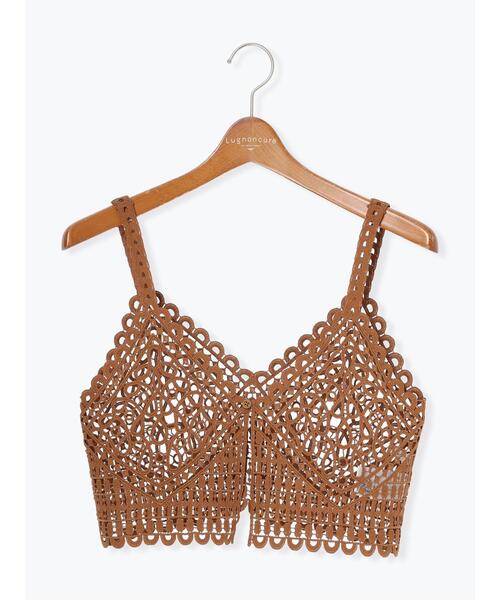 Lugnoncure(ルノンキュール)の「レースキャミソールビスチェ《2025summer catalog item》(その他トップス・レディース・ブラック/ブラウン/オフホワイト・F)」の18枚目の写真