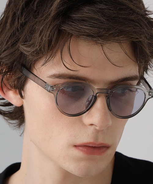 HARE(ハレ)の「ウェリントンサングラス(HARE)(サングラス・メンズ・ブラック×ブルー/グレー/クリア/ブラック×グレー・FREE)」の1枚目の写真