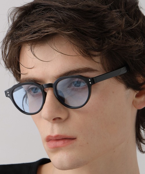 HARE(ハレ)の「ウェリントンサングラス(HARE)(サングラス・メンズ・ブラック×ブルー/グレー/クリア/ブラック×グレー・FREE)」の3枚目の写真