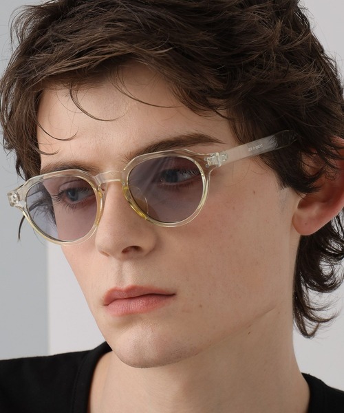 HARE(ハレ)の「ウェリントンサングラス(HARE)(サングラス・メンズ・ブラック×ブルー/グレー/クリア/ブラック×グレー・FREE)」の4枚目の写真