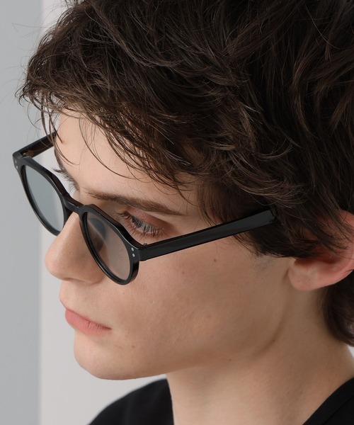 HARE(ハレ)の「ウェリントンサングラス(HARE)(サングラス・メンズ・ブラック×ブルー/グレー/クリア/ブラック×グレー・FREE)」の6枚目の写真