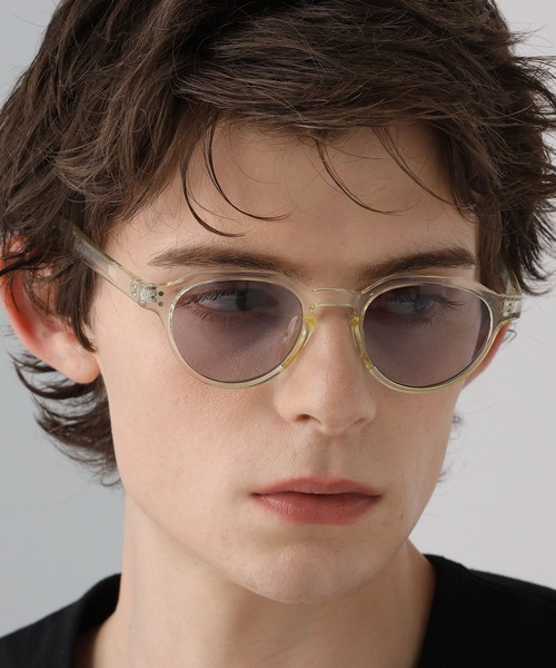 HARE(ハレ)の「ウェリントンサングラス(HARE)(サングラス・メンズ・ブラック×ブルー/グレー/クリア/ブラック×グレー・FREE)」の9枚目の写真