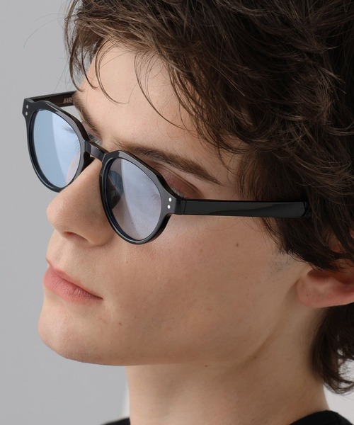 HARE(ハレ)の「ウェリントンサングラス(HARE)(サングラス・メンズ・ブラック×ブルー/グレー/クリア/ブラック×グレー・FREE)」の21枚目の写真