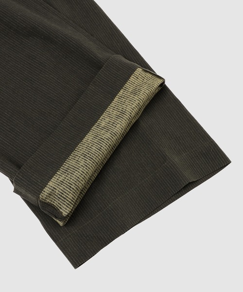 WhoWhat(フーワット)の「2 TUCK TROUSERS(スラックス・メンズ・ブラック×ピンク/ブラック×イエロー・M)」の10枚目の写真
