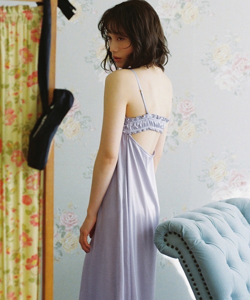 中村ゆりかコラボ グロッシーワンピース（ルームワンピース  