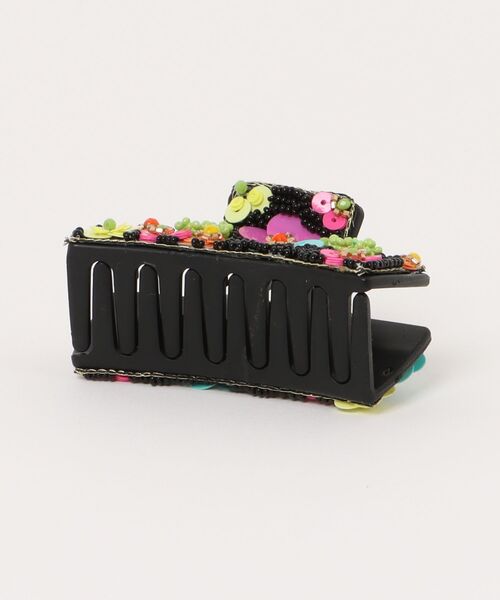 チャイハネ（チャイハネ）の「【チャイハネ】ブルームスバンスクリップ（バレッタ/ヘアクリップ・レディース・ホワイト/ブラック・FREE）」の3枚目の写真