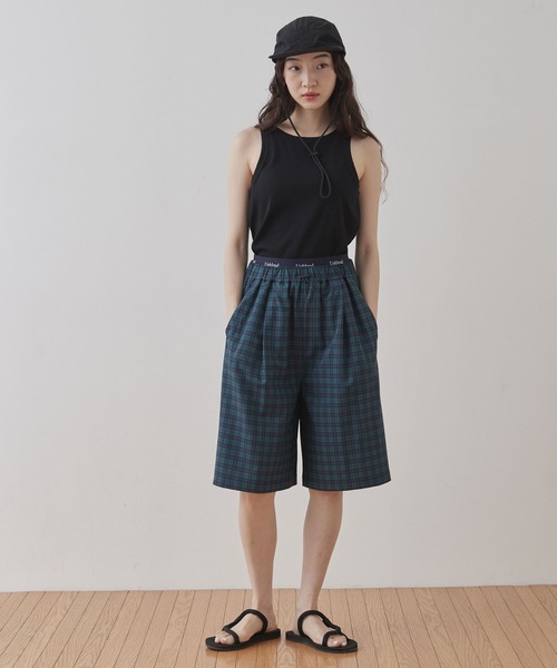 Unblend】セットアップ対応 / UVカット＆吸水速乾 水陸両用 チェック柄