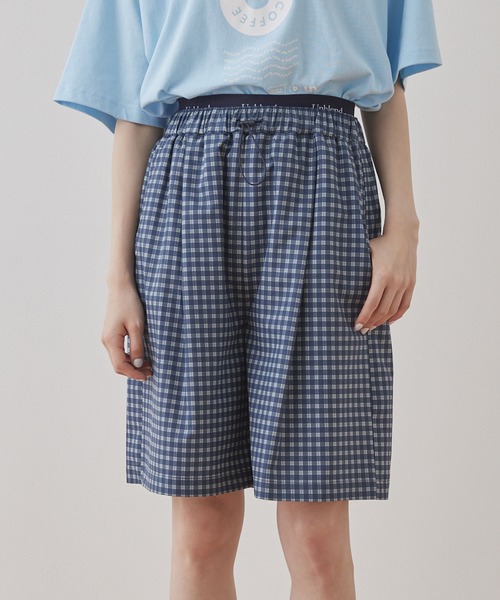 Unblend】セットアップ対応 / UVカット＆吸水速乾 水陸両用 チェック柄