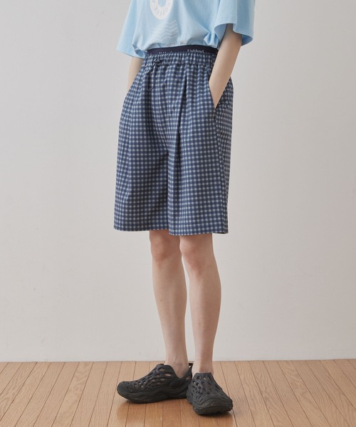 Unblend】セットアップ対応 / UVカット＆吸水速乾 水陸両用 チェック柄