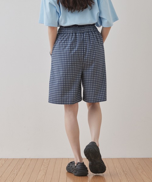 Unblend】セットアップ対応 / UVカット＆吸水速乾 水陸両用 チェック柄