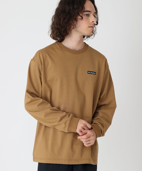 Columbia(コロンビア)の「Columbia/メンズ ニューファウンドガーデン ロングスリーブTシャツ(ロンT 長袖Tシャツ) 速乾 UVカット/コロンビア(Tシャツ/カットソー・メンズ・ブラウン/ホワイト/ネイビー/ブラック/ブルーグリーン/グレー・S/M/XL/L)」の4枚目の写真