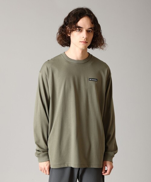 Columbia（コロンビア）の「Columbia/ニューファウンドガーデン ロングスリーブ Tシャツ/コロンビア（Tシャツ/カットソー・メンズ・ブラウン/ホワイト/ネイビー/ブラック/ブルーグリーン/グレー/パープル/ブラウン系その他/グリーン/ヘザーグレー/ライトオリーブ・S/M/XL/L）」の7枚目の写真