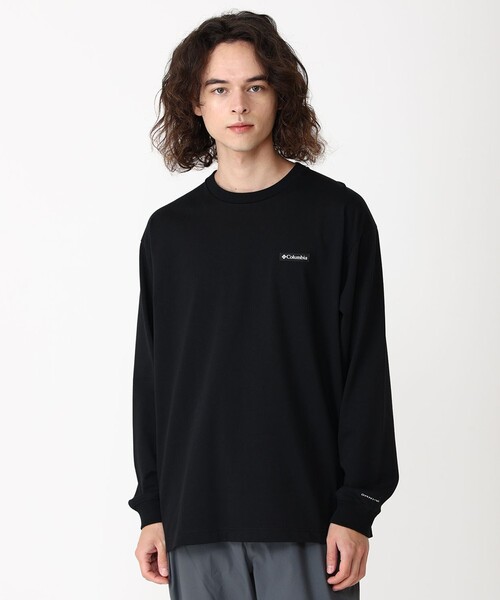 Columbia(コロンビア)の「Columbia/メンズ ニューファウンドガーデン ロングスリーブTシャツ(ロンT 長袖Tシャツ) 速乾 UVカット/コロンビア(Tシャツ/カットソー・メンズ・ブラウン/ホワイト/ネイビー/ブラック/ブルーグリーン/グレー・S/M/XL/L)」の2枚目の写真