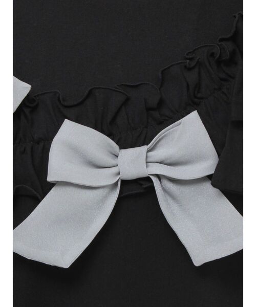 merry jenny（メリージェニー）の「ribbon frill big tee（Tシャツ/カットソー・レディース・ブルー/ピンク/オフホワイト/ブラック・FREE）」の13枚目の写真