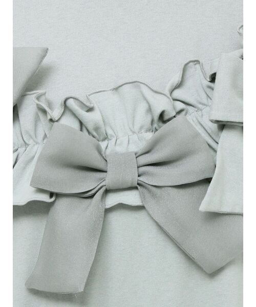 merry jenny（メリージェニー）の「ribbon frill big tee（Tシャツ/カットソー・レディース・ブルー/ピンク/オフホワイト/ブラック・FREE）」の15枚目の写真