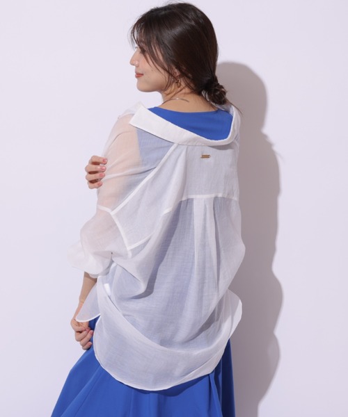 【1度着用⭐︎美品】マイストラーダ ボリュームシアーシャツ Mystrada ボリュームシアーシャツ