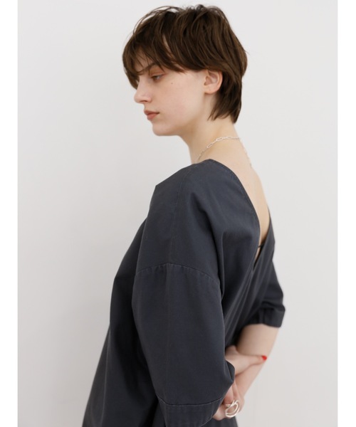 Katrin TOKYO(カトリーントーキョー)の「box short all-in-one(つなぎ/オールインワン・レディース・ボルドー/ネイビー・FREE/XS)」の19枚目の写真