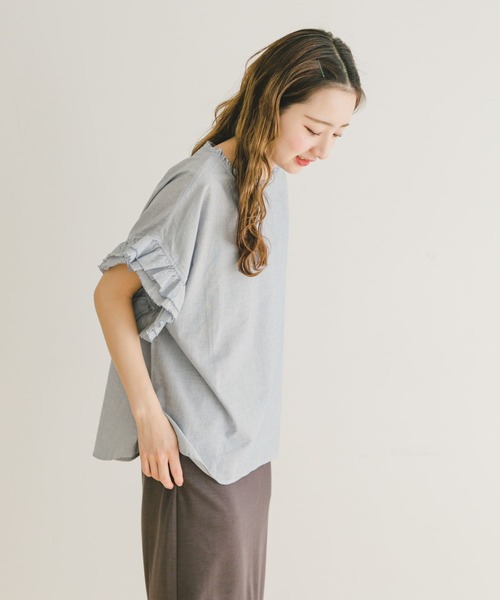 ダブルフリルブラウス（シャツ/ブラウス）｜ITEMS URBANRESEARCH