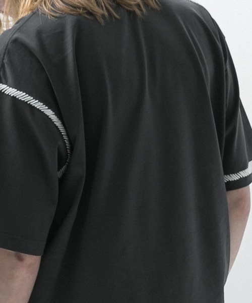 SLICK(スリック)の「【SLICK/スリック】Blanket Stitch T-shirt / ブランケットステッチTシャツ(Tシャツ/カットソー・メンズ・ブラック/グレイッシュベージュ/スミクロ・1/2/3)」の20枚目の写真