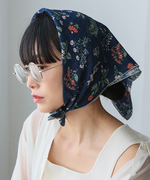 フミカ ウチダ バンダナ スカーフ Handkerchief Scarf FUMIKA_UCHIDA - fumikauchida バンダナ スカーフの通販 by zoe
