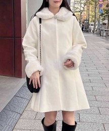 1er Arrondissement ベージュファーコート　✴︎新品、未使用 ブランド古着】「ファーコート」に該当する古着通販 - ZOZOUSED