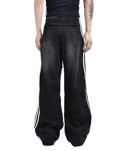 YORI SPORT（ヨリスポーツ）の「5STRIPE DENIM（デニムパンツ・メンズ・ブラック・28inch/30inch）」の3枚目の写真