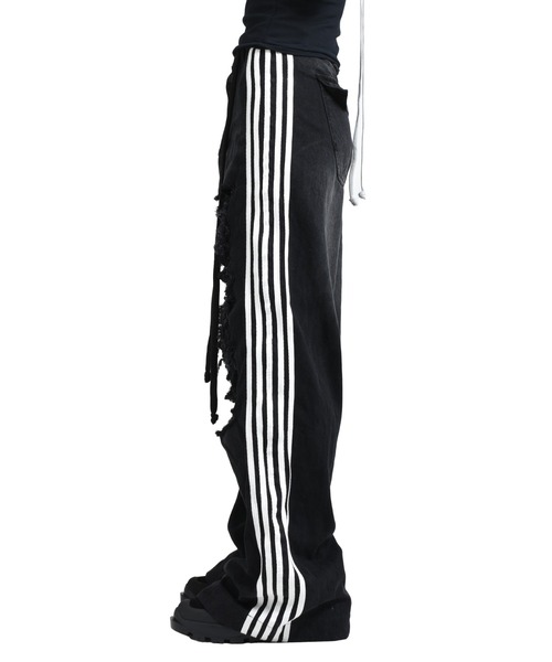 YORI SPORT（ヨリスポーツ）の「5STRIPE DENIM（デニムパンツ・メンズ・ブラック・28inch/30inch）」の4枚目の写真