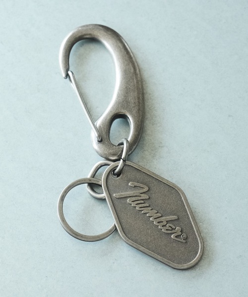 Number⑨ LOGO PLATE KEY HOLDER / ナンバーナイン ロゴ