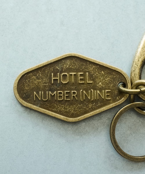 Number⑨ LOGO PLATE KEY HOLDER / ナンバーナイン ロゴ プレート