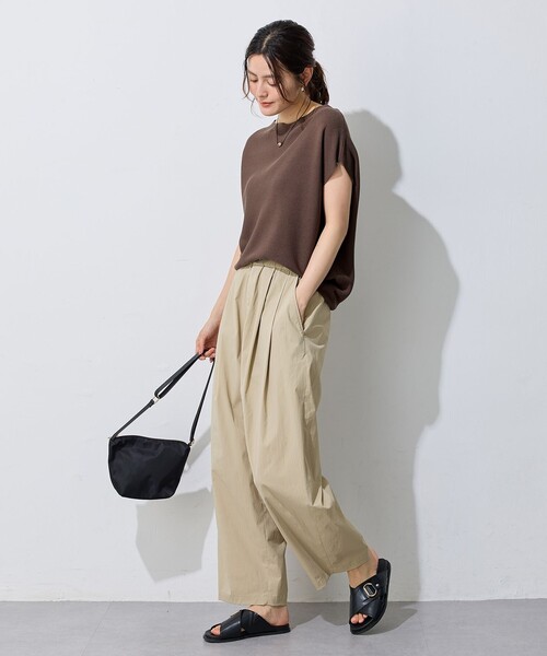 ANY(エニィ)の「【ウエストゴム】撥水バレルパンツ(その他パンツ・レディース・ブラック系/ベージュ系・1/2/3)」の13枚目の写真