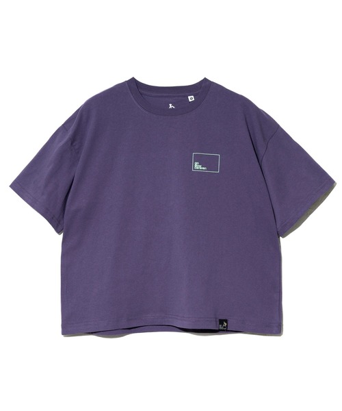 go slow caravan ゴースローキャラバン USA/CスクエアLOGOバックプリントミドルTEE 341946A【 半袖 Tシャツ レディース 綿 コットン 】【メール便・代引不可】 go slow caravan ゴースローキャラバン USA/C スクエアLOGO