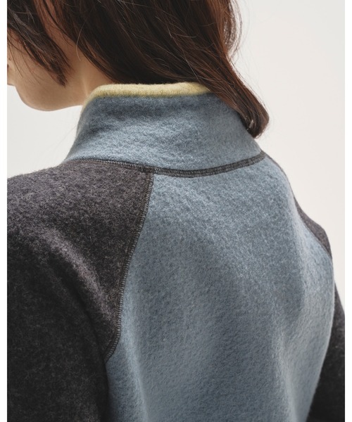 TODAYFUL（トゥデイフル）の「TODAYFUL Wool 100 Piping Pullover（その他アウター・レディース・ダークグレー/ネイビー/ブラウン・FREE）」の8枚目の写真
