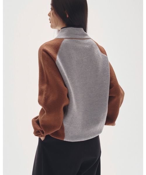TODAYFUL（トゥデイフル）の「TODAYFUL Wool 100 Piping Pullover（その他アウター・レディース・ダークグレー/ネイビー/ブラウン・FREE）」の13枚目の写真
