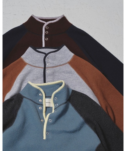 TODAYFUL（トゥデイフル）の「TODAYFUL Wool 100 Piping Pullover（その他アウター・レディース・ダークグレー/ネイビー/ブラウン・FREE）」の14枚目の写真