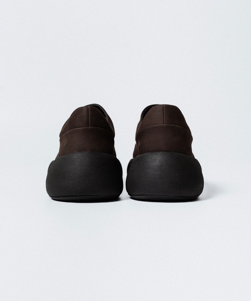 VEIN COW LEATHER OVAL SOLE TRAINER サイズ42 VEIN25AW カウレザー