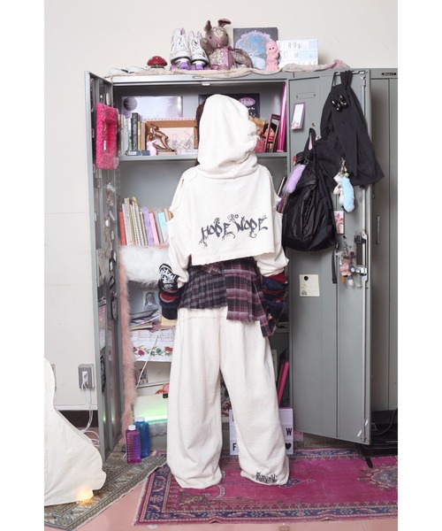 今季rurumu:/collage printed layered hoodie rurumu:/ルルムウ