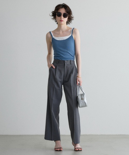 ZOZO限定】重ね着風カップ付きキャミ（キャミソール）｜&. NOSTALGIA