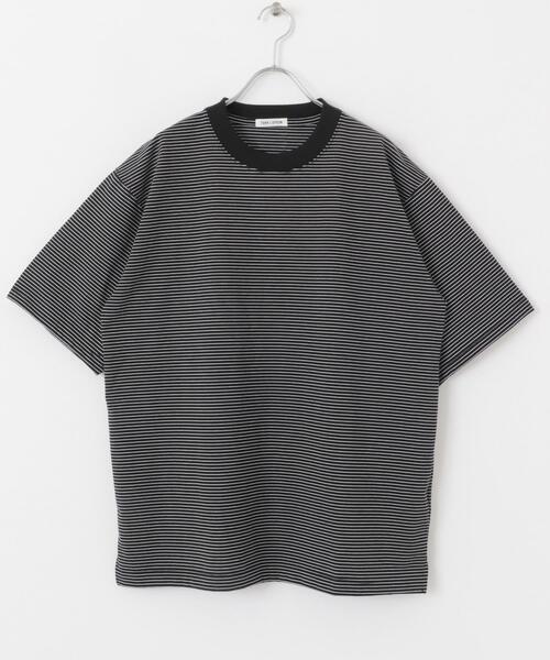 FORK&SPOON（フォークアンドスプーン）の「FORK&SPOON　ボーダープレーティングショートスリーブTシャツ（Tシャツ/カットソー・メンズ・ホワイト系その他/ブラック系その他/オレンジ系その他・4/5）」の18枚目の写真