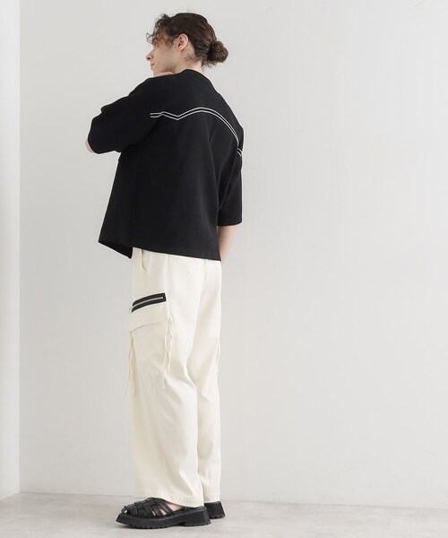 tk.TAKEO KIKUCHI(ティーケータケオキクチ)の「ウェスタンポロカーディガン(カーディガン/ボレロ・メンズ・ブラック/ブラウン系その他/ライトグレー・01/02/03)」の7枚目の写真