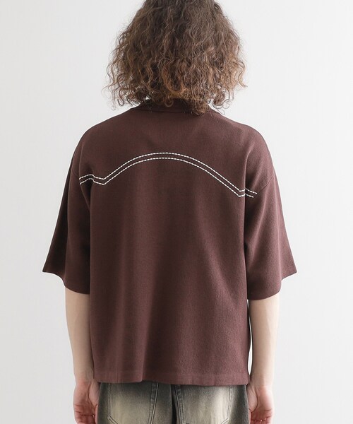 tk.TAKEO KIKUCHI(ティーケータケオキクチ)の「ウェスタンポロカーディガン(カーディガン/ボレロ・メンズ・ブラック/ブラウン系その他/ライトグレー・01/02/03)」の19枚目の写真