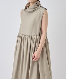 LIVETART | ワイドハイネックミニワンピース(シャツ/ブラウス)