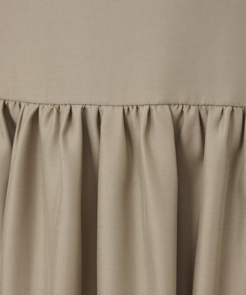 LIVETART（リヴェタート）の「ワイドハイネックミニワンピース（シャツ/ブラウス・レディース・ベージュ/ブラック・FREE）」の11枚目の写真