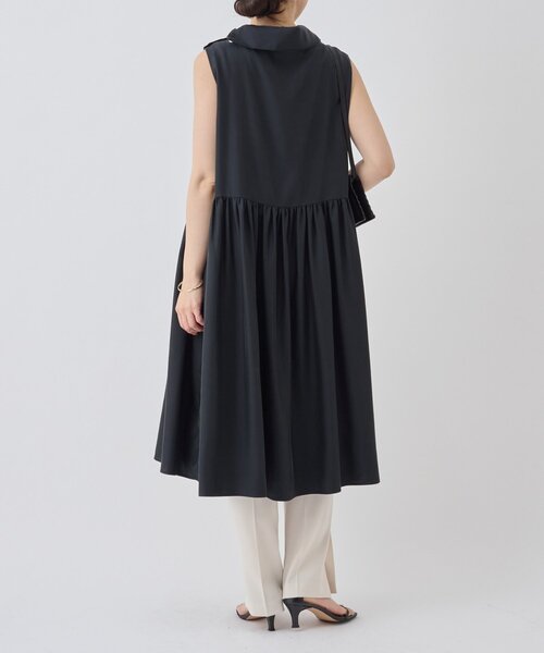 LIVETART（リヴェタート）の「ワイドハイネックミニワンピース（シャツ/ブラウス・レディース・ベージュ/ブラック・FREE）」の19枚目の写真