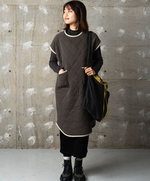 gym master（ジムマスター）の「ウェーブキルトワンピース（ワンピース）」