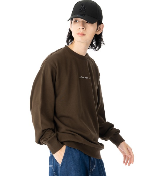 NEW ERA（ニューエラ）の「ニューエラ スウェット 手書き風ロゴ ONSPOTZ別注（スウェット・メンズ・グレー/ネイビー/ブラウン/ストーン/ブラック・S/XXL/XL/L/M）」の13枚目の写真